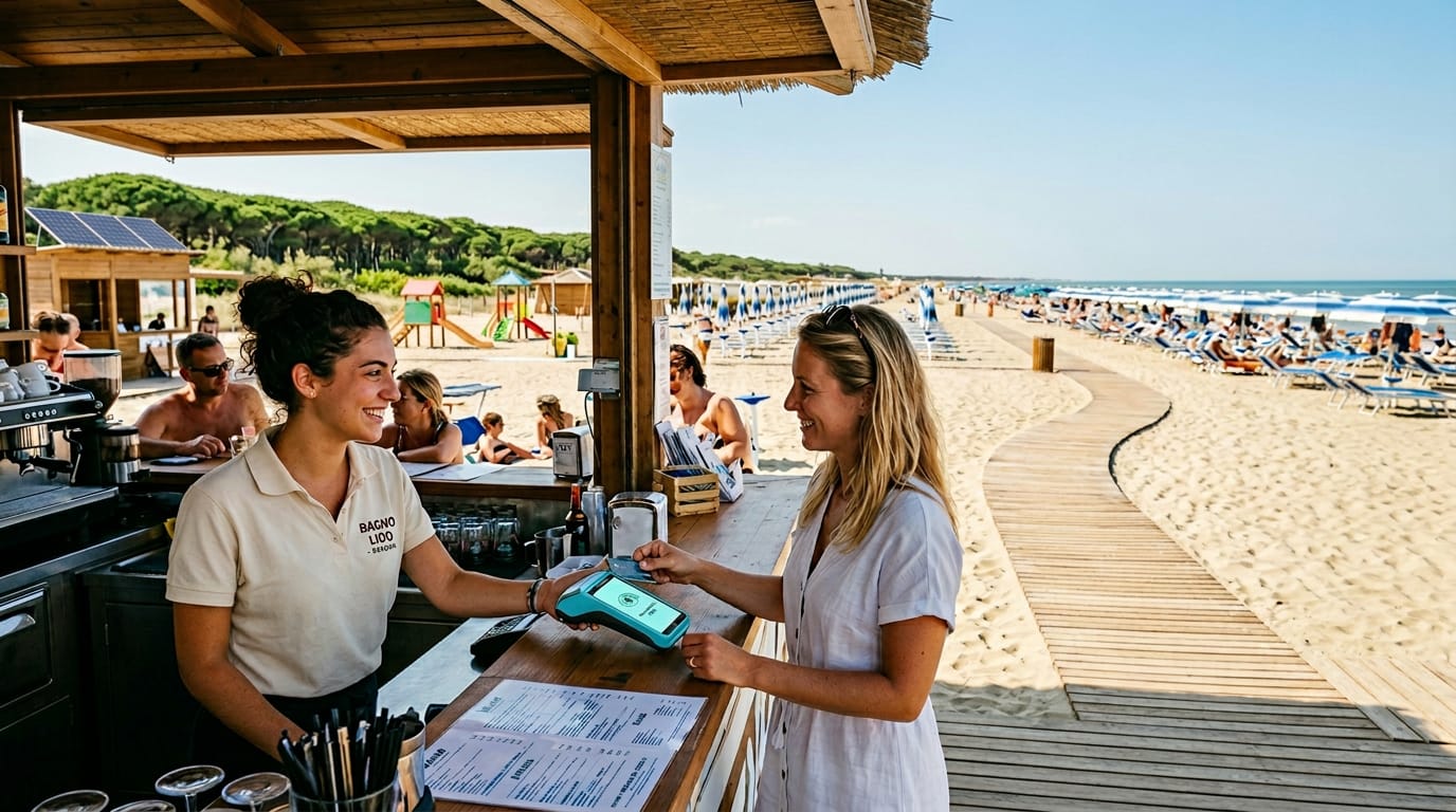 foto: stradello del Parco Marittimo tra pineta e spiaggia