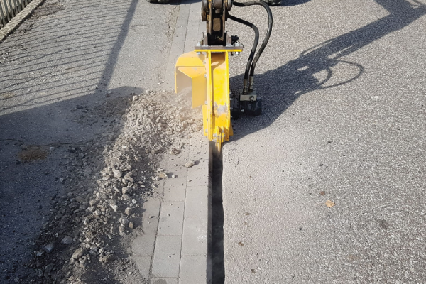 Scavo in mini-trincea ridotta